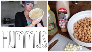 HUMMUS REZEPT  vegan schnell lecker [upl. by Anemaj106]