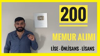 KPSS 60 PUANLA 200 MEMUR ALIMI MİLLİ SARAYLAR İDARESİ BAŞKANLIĞI PERSONEL ALIMI [upl. by Auqinehs]