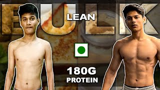 Full day of Eating on Lean Bulk  Vegetarian Diet  180g Protein [upl. by Milewski318]