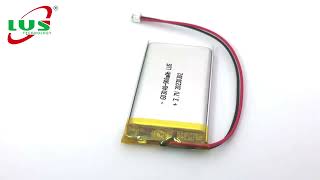 LP603048 Rechargeable Lithium Polymer Battery 900mah rechargeable lithium battery 37v LP603048 [upl. by Yeleen]