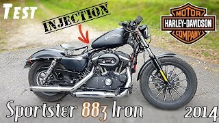 quotTestquot Cétait mieux avant  quotHarleyDavidson Sportster 883 Iron de 2014quot [upl. by Enirehtac130]