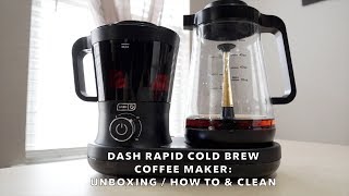 Dash Rapid Cold Brew Coffee Maker Unboxing [upl. by Marybella]