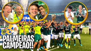 PALMEIRAS CAMPEÃO PAULISTA 2022 E teve dancinha com Deyverson  Palmeiras 4 x 0 São Paulo [upl. by Mansfield]