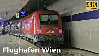 Flughafen Wien Bahnhof 27072024 [upl. by Aidne]