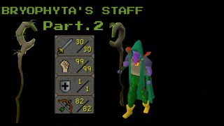 BRYOPHYTAS STAFF F2P PKING PART2  OSRS  COMBAT LVL 58  99 STRENGTH  STEROIDS [upl. by Suisyola]