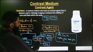 Contrast Medium  Properties amp Classification  Part2  In Hindi  Radiology Contrast Agent [upl. by Rozalie]