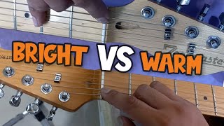 Roasted vs Regular Maple Neck TONE comparison [upl. by Ahsinuq876]