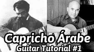 Capricho Arabe  Francisco Tarrega  Classical Guitar Lesson 1 of 2  NBN Guitar [upl. by Tattan]