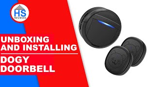 HOW TO INSTALL A DOGY DOORBELL WEIRD TAILS DOGGY DOORBELL [upl. by Aika]