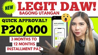 ✅GET EASY APPROVED SA BAGONG LOAN APP  LEGIT DAW INSTA CASH REVIEW [upl. by Merari]