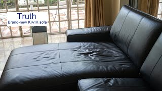 IKEA Philippines SOFA KIVIK leather [upl. by Dnomhcir]