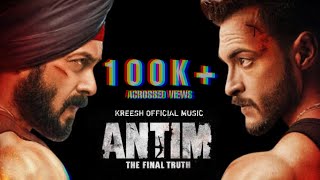 ANTIM The Final Truth  Antim Official Theme Salman Khan  Aayush Sharma [upl. by Errehs]