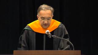 Marchionne Commencement Speech at Michigan State University [upl. by Lirrad]