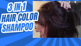 Instant Hair Color Transformation with Lancity Dark Brown Hair Dye Shampoo 🌟 [upl. by Siravat]