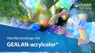 Oberflächendesign mit GEALANacrylcolor® [upl. by Aneahs]