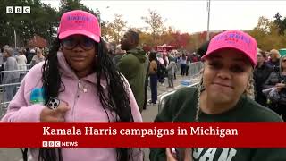 US election enters final day of campaigning  BBC News [upl. by Aneehsak421]