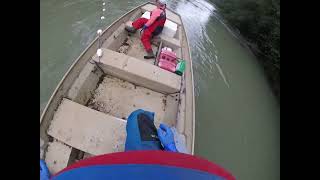 Nisqually river fall 2023 Salmon fishing in our Crestliner with a Yamaha outboard jet [upl. by Wang905]