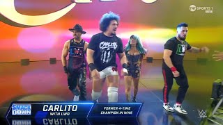 Carlito Entrance  WWE SmackDown January 26 2024 [upl. by Cusack168]