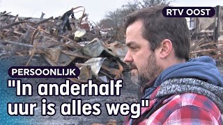 Het levenswerk van Ron brandde tot de grond toe af  RTV Oost [upl. by Niatsirhc413]