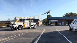 2013 International Navistar 4300 Altec 60 Material Handling Bucket Truck [upl. by Ysac]