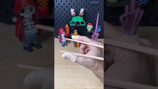 3D Printed Chopsticks with Finger Slots 3dprinting [upl. by Dlanar54]