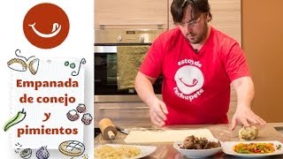 Receta de empanada de conejo y pimientos [upl. by Sluiter]