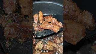 garlic steak bites food comecookwithme cooking cookingfood cookwithme foodie youtube [upl. by Eveiveneg]