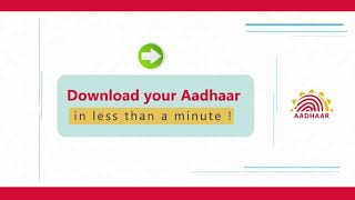 How to download eAadhaar from UIDAI website [upl. by Assirek]