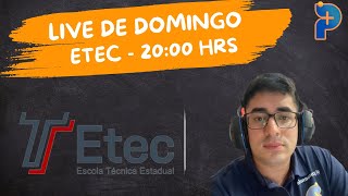 Resumão ETEC  Live de Domingo 02  Todas as matérias [upl. by Atilrak]