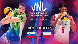 🇸🇮 SLO vs 🇵🇱 POL  Bronze Match  Highlights  Mens VNL 2024 [upl. by Assin]