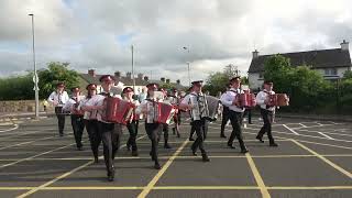 Killycoogan Accordion Band  Cullybackey Youth Parade 2024 2 [upl. by Elene]