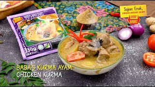 Resipi Kurma Ayam Babas [upl. by Rdnaskela729]