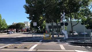 Caltrain 432 arrives into Downtown Mountain View [upl. by Redneval]