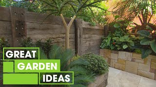 This Tiny Garden is FULL of Great Design Ideas  GARDEN  Great Home Ideas [upl. by Collins]