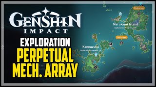 Perpetual Mechanical Array Genshin Impact  How to Reach [upl. by Zelle679]