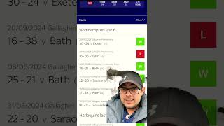 Northampton Vs Harlequins rugby northamptonsaints rugbyunion matchpreview sports [upl. by Christoffer702]