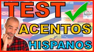 ✅TEST de ACENTOS del ESPAÑOL  TODOS los ACENTOS HISPANOS 💝 [upl. by Ahsenal920]