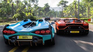 1600HP Lamborghini Sian Roadster  Forza Horizon 5  Race Gameplay [upl. by Iadrahs]