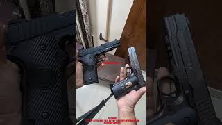 STI duty one and Sig Sauer CO2 1911 in India no license neededshorts [upl. by Dnalyag]