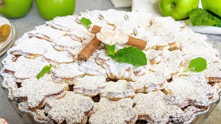 JESIENNA TARTA Z JABŁKAMI szarlotka applecake [upl. by Tybald]