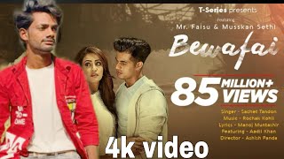 Bewafai Video Song  Rochak Kohli FeatSachet Tandon Manoj M  Mr Fa [upl. by Yrrok]