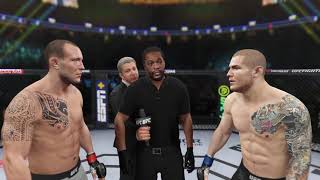 Jack Hermansson vs Marvin Vettori UFC 4 Simulation [upl. by Airdnalahs14]