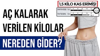 AÃ‡ KALARAK VERÄ°LEN KÄ°LOLAR NEREDEN GÄ°DER  AÃ‡ KALARAK KÄ°LO VERÄ°LÄ°R MÄ° [upl. by Crawford]