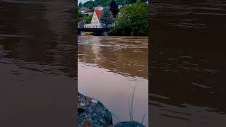 Hochwasser in Künzelsau Süddeutschland 1062024 [upl. by Lotsyrc]