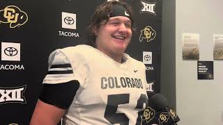 Colorado OL Cash Cleveland on getting prepared for his opportunity with the Buffs [upl. by Luis785]