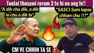 Eheu ava lepse nasa rep rep ve le SASCI MPSC Pu Lianhminga Live Reaction [upl. by Wurtz]