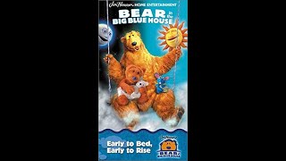 Opening to Bear in The Big Blue House Early To Bed Early To Rise 2000 VHS [upl. by Annnora]