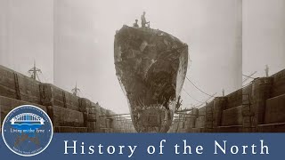 Tyne Shipyards  World War  UK  HISTORY OF THE NORTH [upl. by Anaoy649]