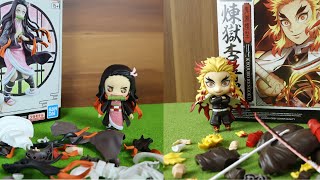 【Demon Slayer】Nezuko Kamado amp Kyojuro Rengoku Model Kit Stopmotion [upl. by Trant792]