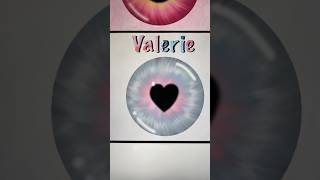 eye series  valerie🫧  shorts procreate digitalart shortsviral art [upl. by Htebazila]